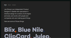 Desktop Screenshot of joeshoop.com